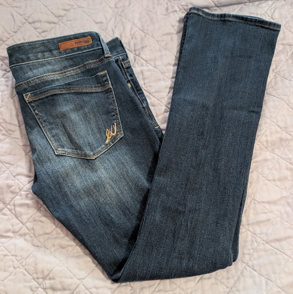 Express Dark Blue Denim Jeans